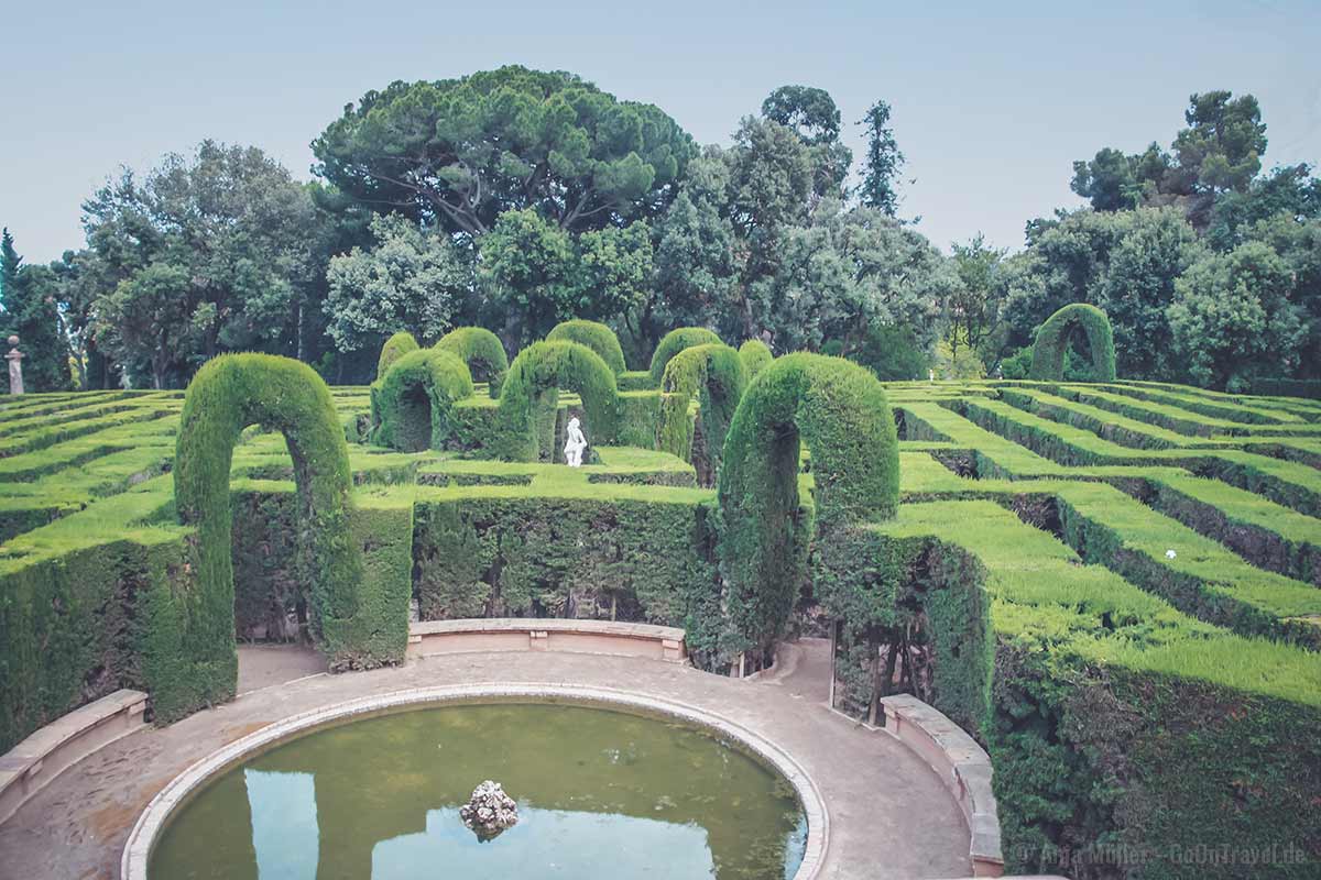 Parc del Laberint d’Horta in Barcelona