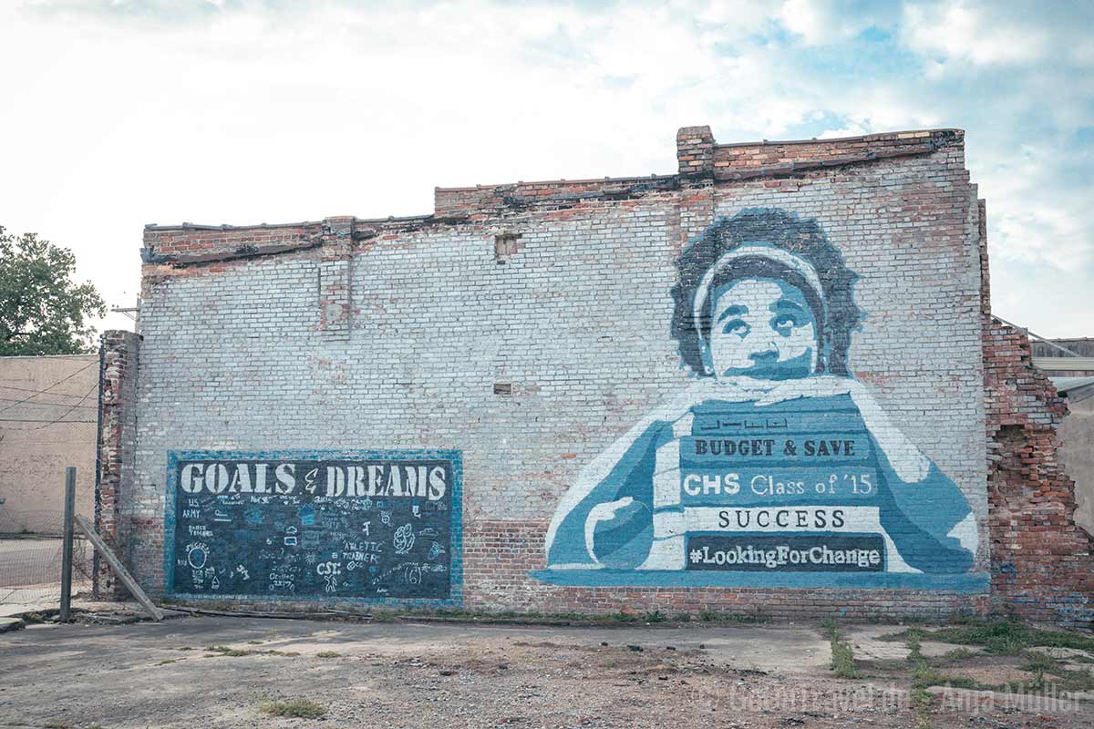 Die Murals in Clarksdale sind sehr vielseitig