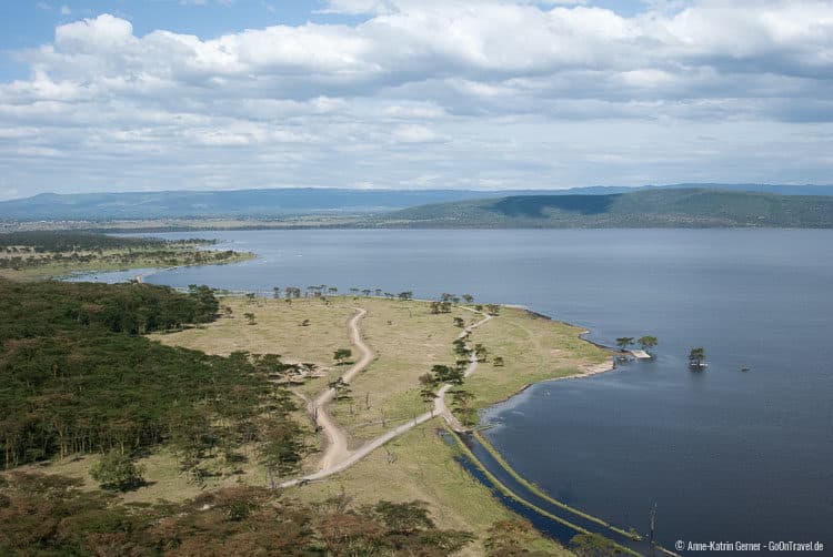 Lake Nakuru vom Baboon Cliff View point