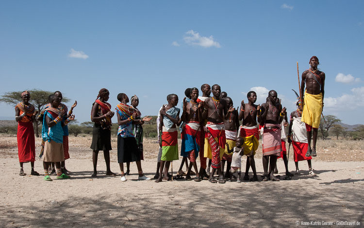 Willkommenstanz der Samburu