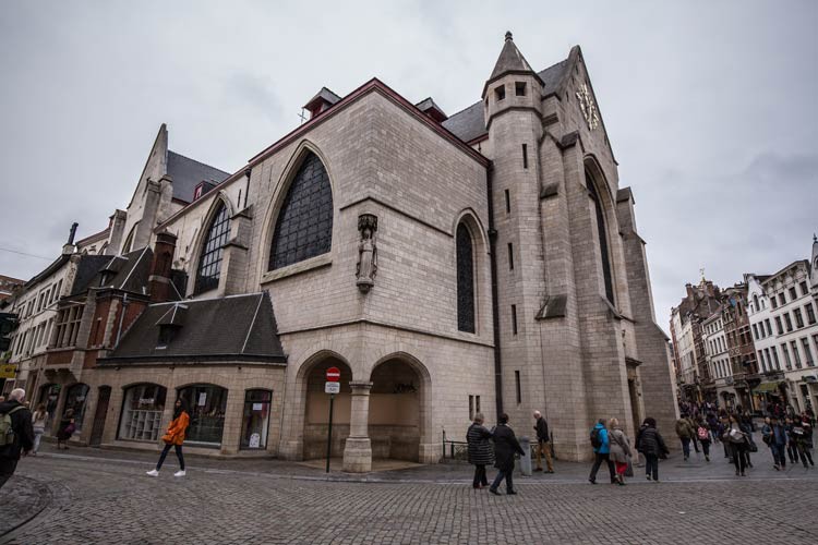Die St-Nikolaus-Kirche in Brüssel
