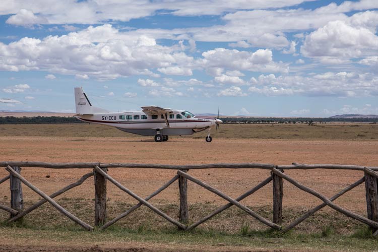 Mit dieser Cessna brachte uns unser Kapitän in die Maasai Mara und wieder zurück