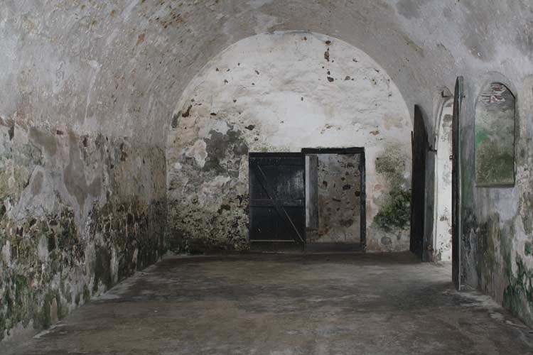Sklavenraum in Elmina Castle