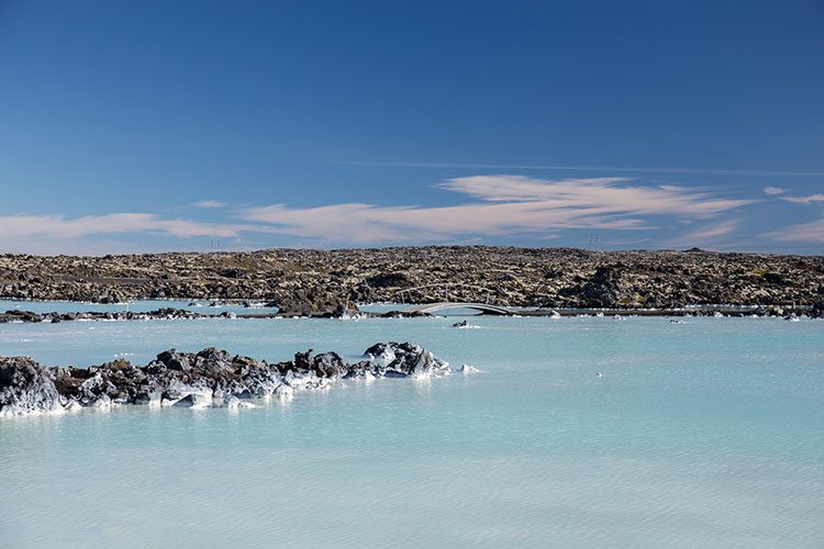 Bei der Blue Lagoon auf Island