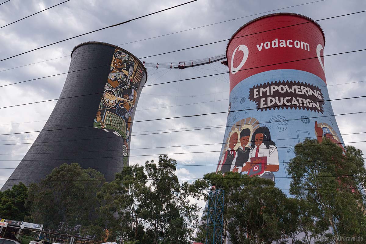 Die Orlando Towers in Soweto