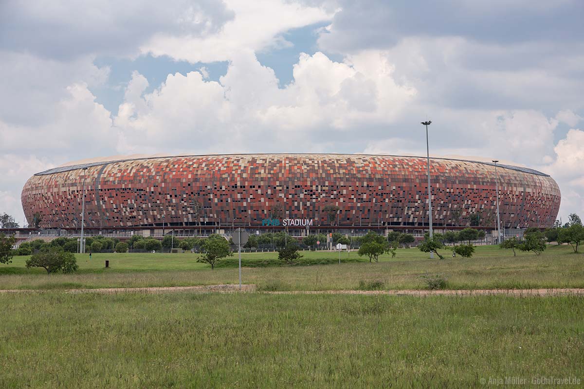 Soccer City - Das Fussball Stadium von Johannesburg