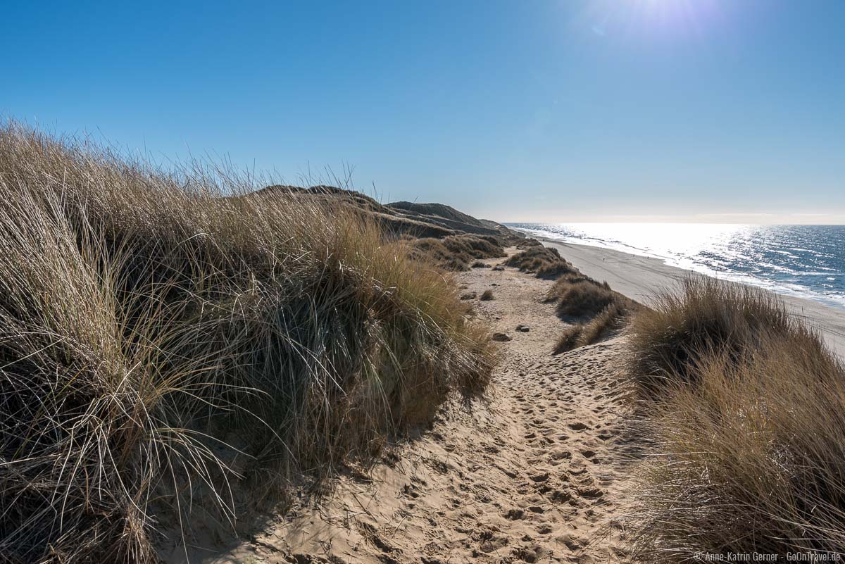 Kliffweg von Kampen nach Wenningstedt