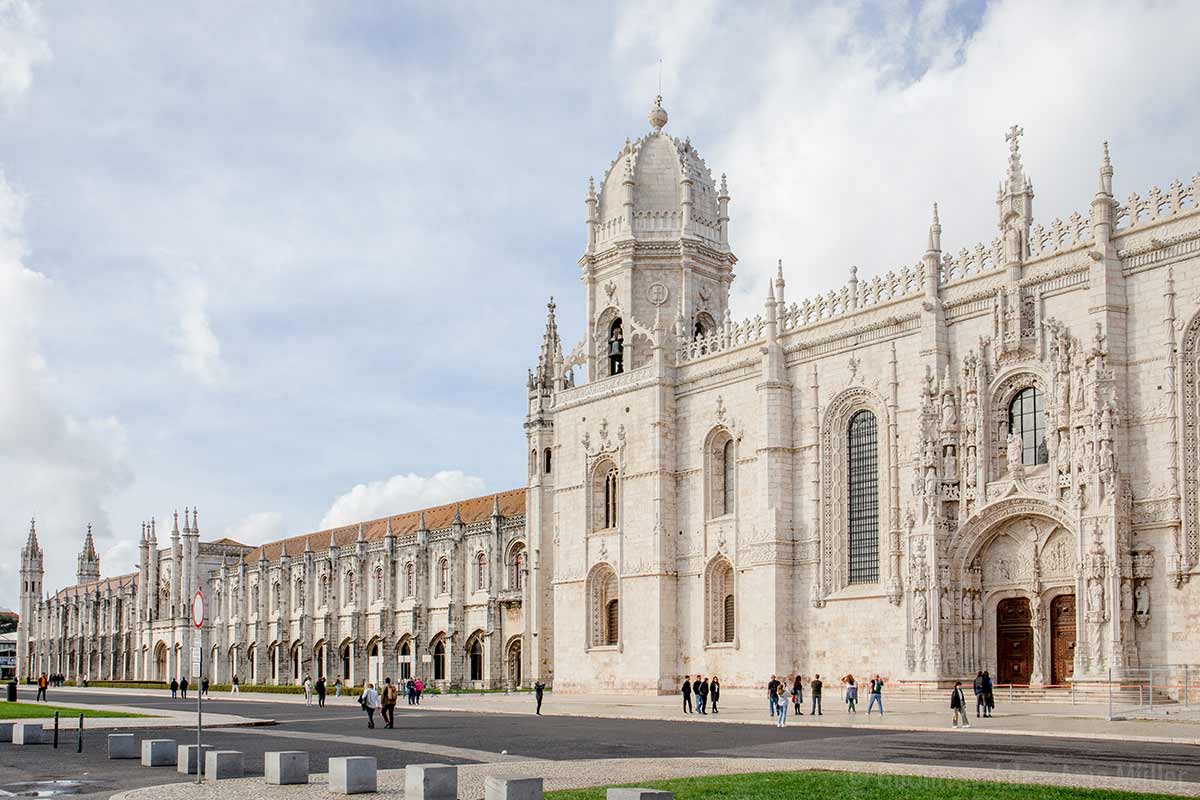 Imposante Fassade vom Jerónimos Kloster