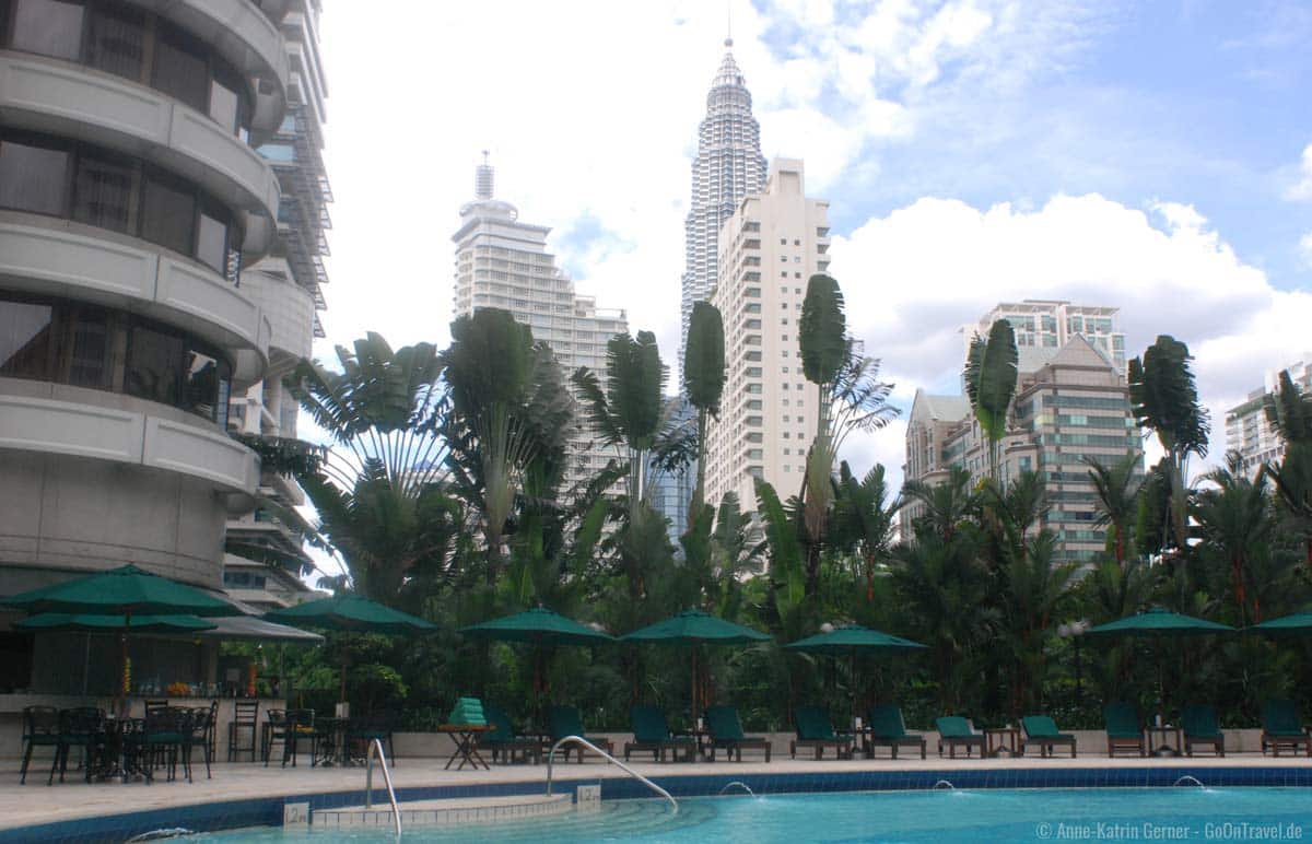 Pool vom Shangri-La Hotel in Kuala Lumpur