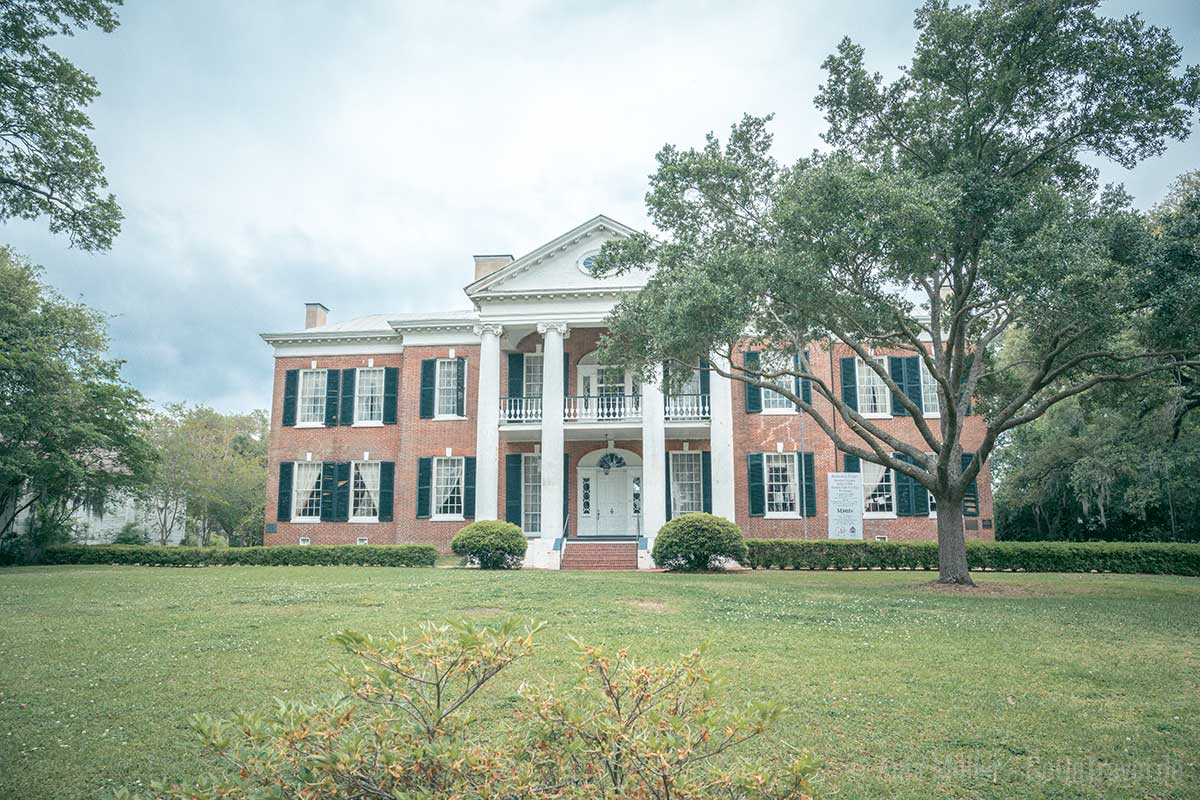 Eine der vielen Antebellum Villen in Natchez