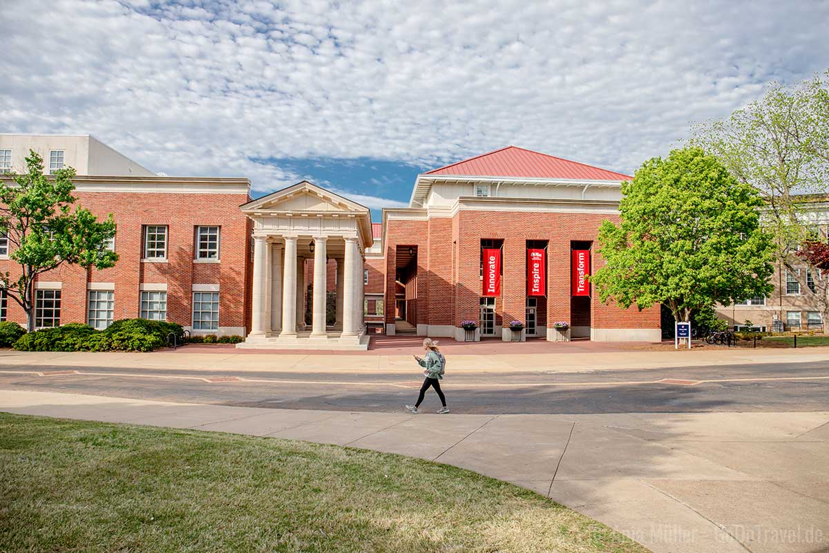 Auf dem Campus der Ole Miss