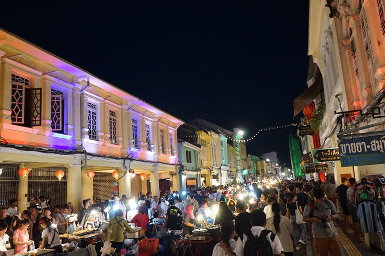 Nachtmarkt in Phuket Town