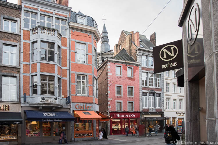 Schokoladenparadies in Namur: Rue de Fer