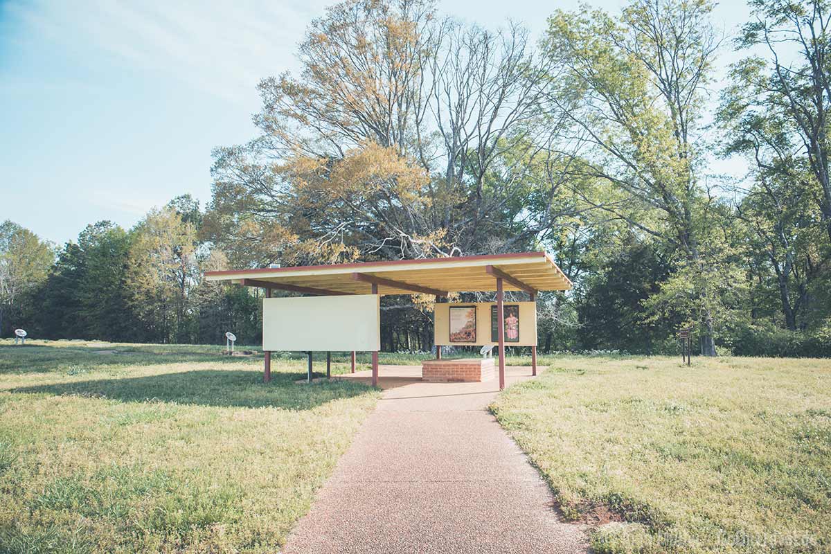 Einer von vielen Haltepunkten dem Natchez Trace Parkway entlang