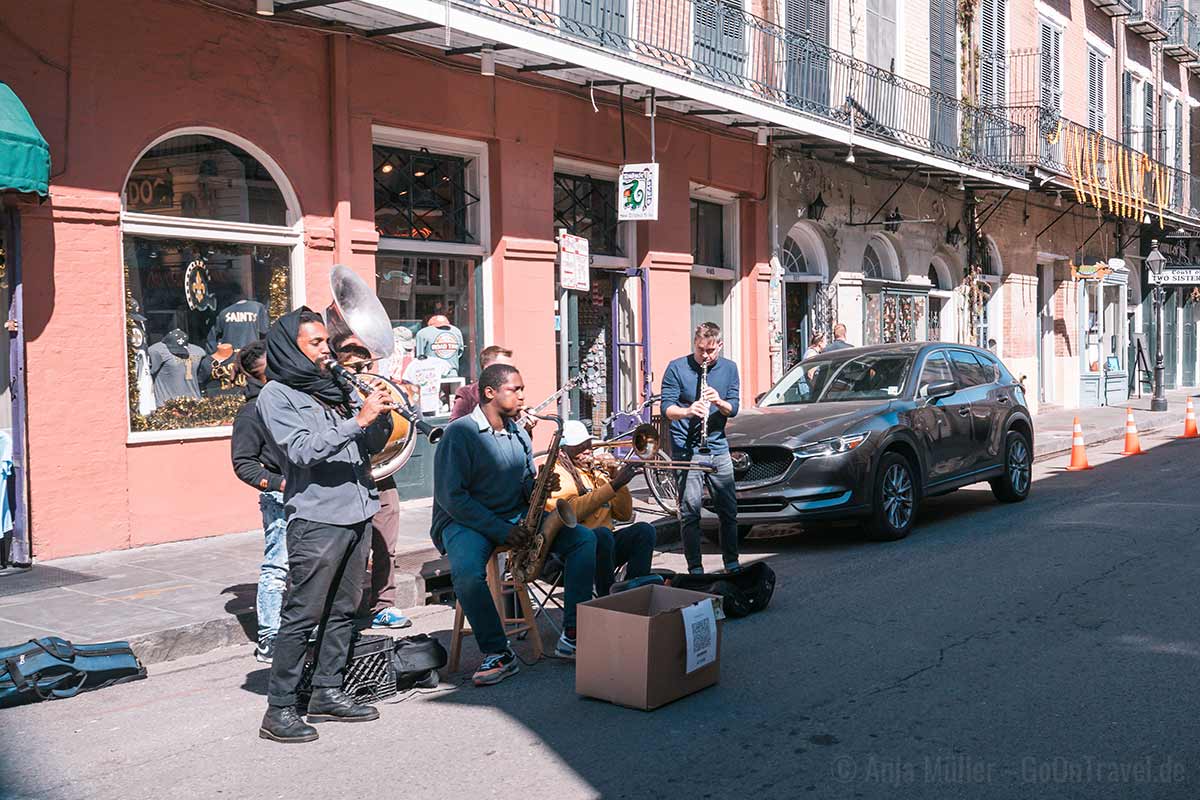 Musiker im French Quarter