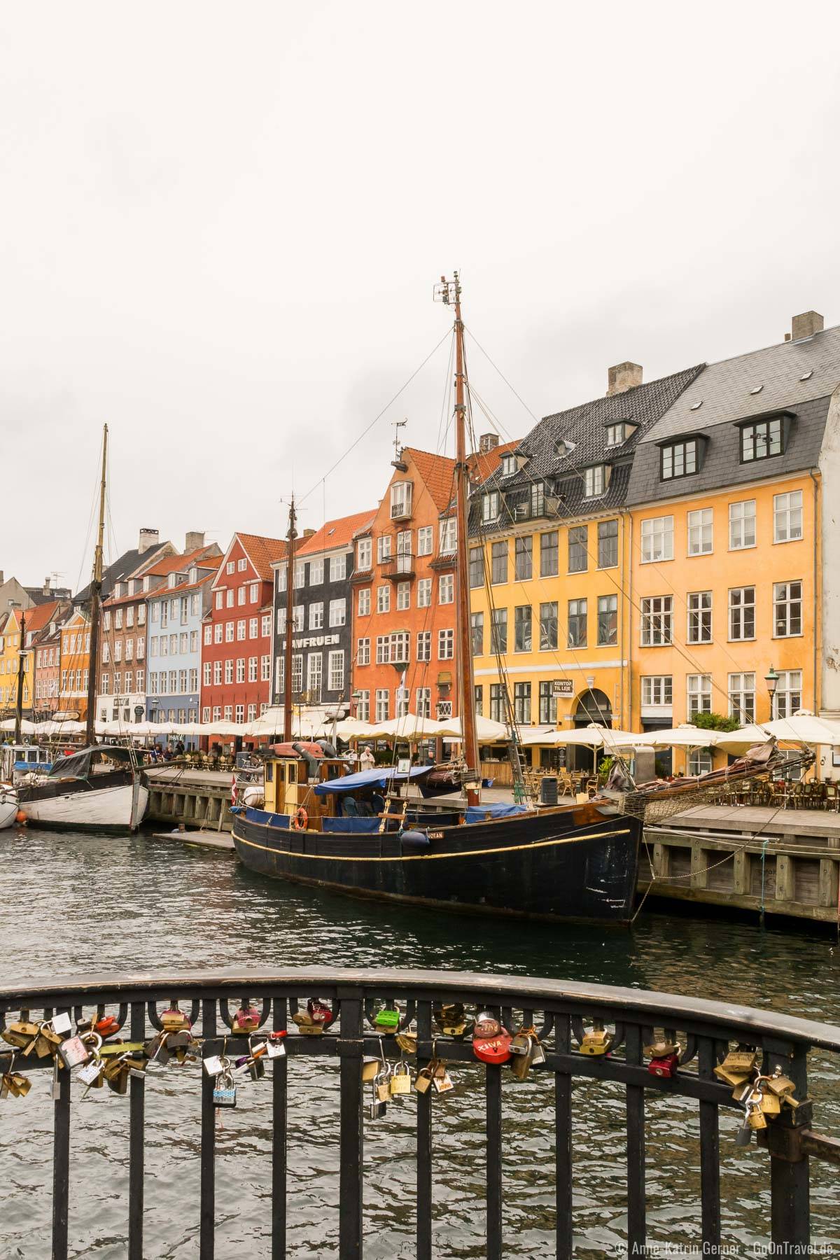Blick in den Kanal am Nyhavn