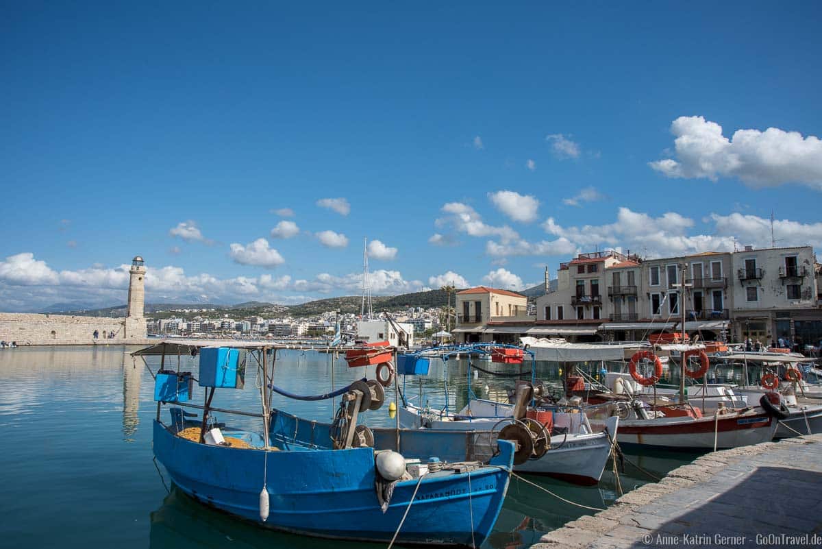 Leuchtturm im venizianischen Hafen von Rethymno