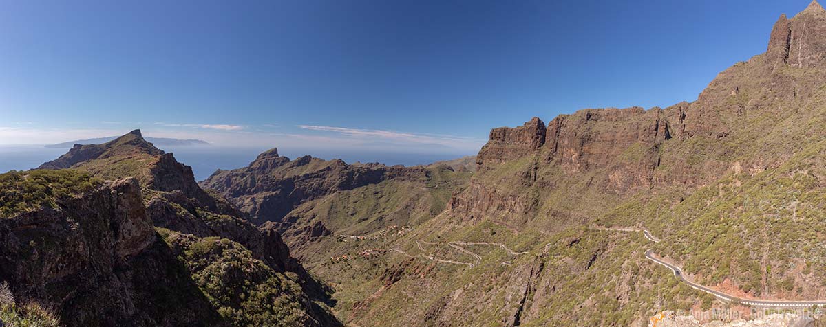 Panorama Blick auf das Teno-Gebirge