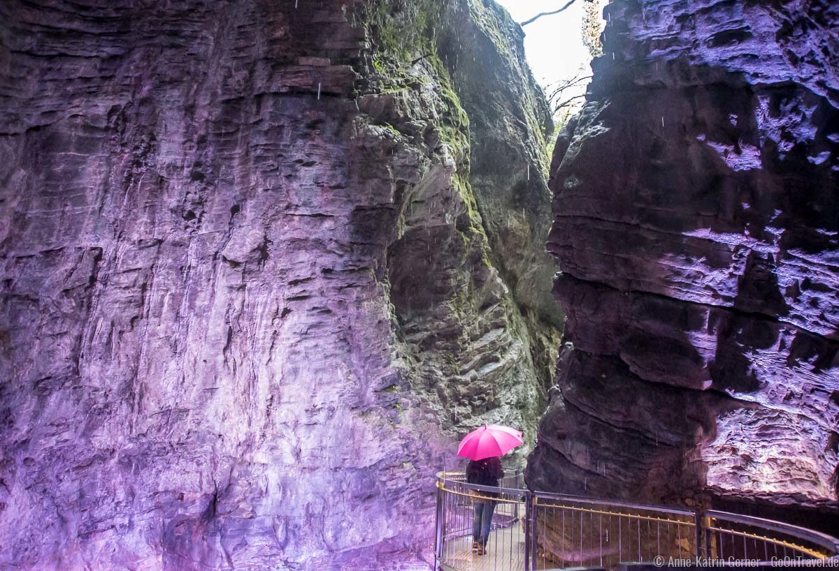 Schlucht zum Varone Wasserfall