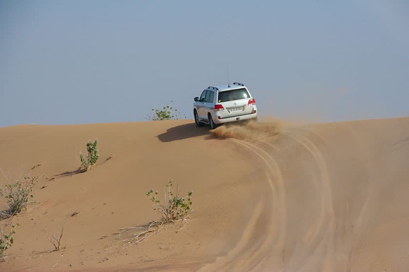 Mit dem Jeep durch die Wüste